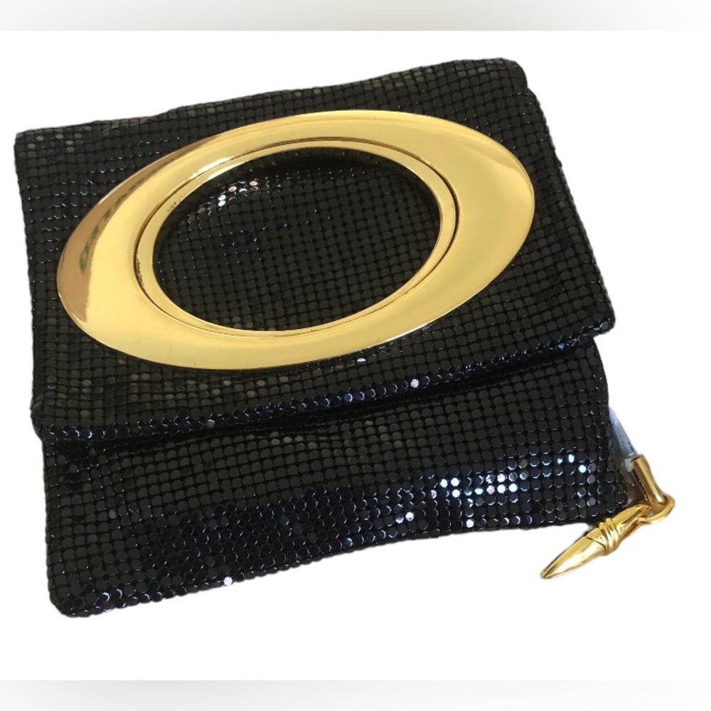 Iman black mesh evening bag 3 for $20 🔥